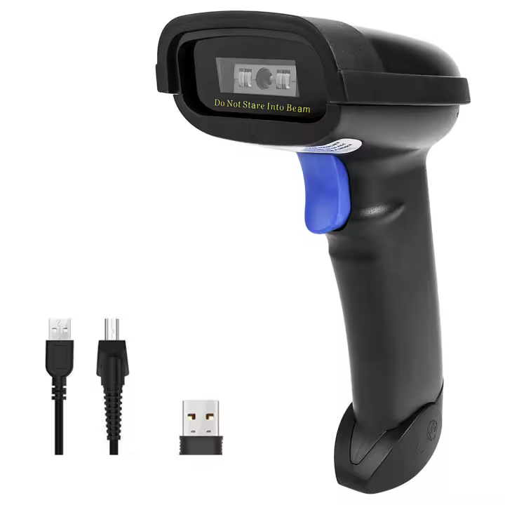 Escáner de Barcode Inalámbrico Bluetooth NETUM NT-1228BC Lector de Código 1D Portátil para Supermercado, Almacén, Oficina - 1