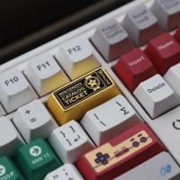 Capuchones para teclas metalizados Echome personalizados, diseño de semáforo de tráfico genial con aleación de zinc, capuchón de retroceso para teclados mecánicos, accesorios para juegos y regalo ideal. - details 3