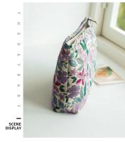 Bolsa de Maquillaje de Viaje de Lienzo de Doble Capa de Alta Calidad Bolsa de Almacenamiento Portátil para Mujeres con Estampado Bolsa de Maquillaje de Gran Capacidad - details 8