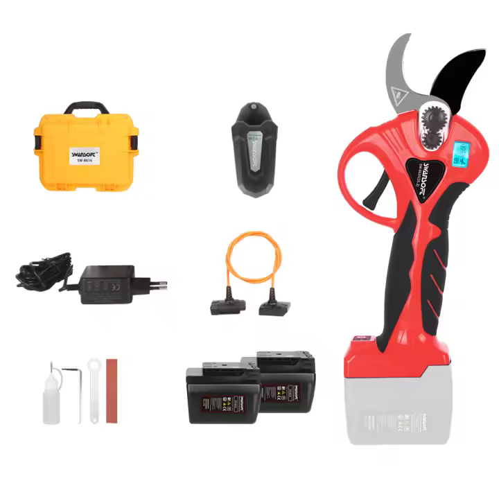 Cortador de Ramas de Pruning Eléctrico Sin Cable SWANSOFT Herramienta de Jardinería Eficiente para Frutales y Bonsáis 25.2V de Potencia - 1
