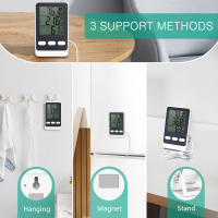 ORIA-termómetro Digital para refrigerador, dispositivo con sonda, Monitor de temperatura para interior y exterior, para acuario y pecera - details 1