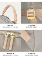 Mochilas Mochila para ordenador portátil para mujer Bolsas de viaje de negocios Mochila grande para portátil de 15 pulgadas Mochila urbana impermeable para viajeros Diseño de lujo Tela Oxford impermeable Tela duradera - details 4
