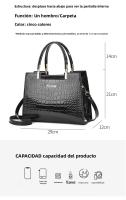 Bolso de las señoras nuevo versátil de alto sentido de las señoras bolso atmosférico modelo de la madre bolso de hombro - details 12