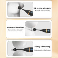 Vibrador Mini de Alta Frecuencia Diversión Intima para Parejas con 10 Modos Masajeador Personal - details 3