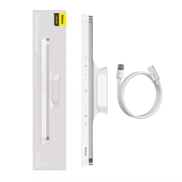 Baseus Lámpara de Escritorio Inteligente Regenerable, Dimable, Magnetizada para Armario - 1