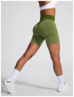 Nuevos pantalones de yoga ajustados de melocotón para el verano, pantalones de fitness para mujeres que levantan el trasero, pantalones cortos de yoga deportivos sin costuras - details 17