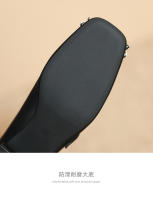 Zapatos de mujer con tacón bajo y hebilla plana - details 7