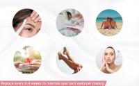Cabezas de reemplazo hojas compatibles con el toque final Dermaplane Glo iluminado facial