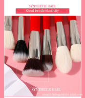 Pinceles de maquillaje de alta calidad al por mayor 30 piezas, juego de maquillaje rojo grande, pelo de animal, pelo de cabra, cepillo - details 4
