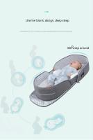 Cuna portátil transpirable para bebé, nido de Mosquitos de viaje, multifunción para recién nacidos, cuna portátil - details 5