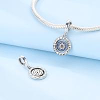 LAZA-abalorio de ojo giratorio de buena suerte, cuentas colgantes de plata de ley 925, compatible con Pulsera Original, collar, regalo de joyería - details 2