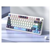El macro del eje verde define el teclado del juego Teclado mecánico luminoso de colores mezclados - details 40