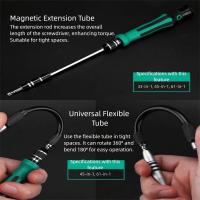 Juego de destornilladores de precisión Torx, Kit de herramientas de reparación hexagonales ranuradas, destornillador magnético de acero inoxidable, reparación de portátiles - details 8