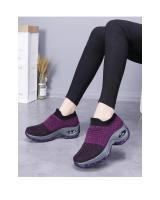 Zapatillas de Malla Transpirable para Mujer Zapatos de Plataforma Negros para Gimnasio - details 14