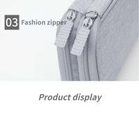 Bolsa Digital portátil de viaje, cargador, Cable de datos, organizador USB, bolsa de almacenamiento de accesorios electrónicos impermeable - details 5