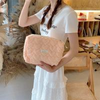Nueva Bolso De Maquillaje Para Mujer En Nylon Gran Capacidad Con Cierre De Cremallera Estilo Fashion Patrón Sólido Color Floral - details 27