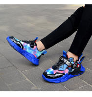 Zapatillas de correr de marca para niños y niñas, zapatos de baloncesto transpirables, zapatillas deportivas de suela gruesa antideslizantes - details 21