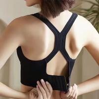 Sujetador Deportivo Sexy Para Mujer Racerback Yoga Fitness Gimnasio Shockproof Sin Costuras Secado Rápido Top Deportivo - details 9