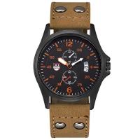 Reloj de Pulsera de Cuarzo Automático de Marca XINEW Correa de Cuero de Moda Casual para Hombres - details 24
