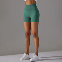 Hamidou pantalones cortos de Yoga para mujer, Shorts de Fitness para correr, ciclismo, transpirables, cintura alta, entrenamiento, gimnasio, Verano - details 64