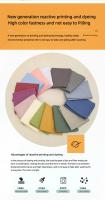 Sábana de Algodón Aloe Puro de Color Sencillo Pieza Única para Cama Doble - details 10