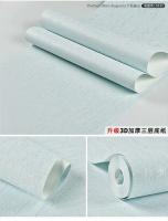 Papel tapiz blanco autoadhesivo de barro diatós, tela no tejida gruesa, pegatina de pared tridimensional 3D para dormitorio - details 13