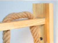 Lámpara de pared de cuerda de cáñamo Estilo Vintage, luz de madera para comedor, dormitorio, decoración Industrial, iluminación interior, mesita de noche, E27, 110V, 220V - details 6