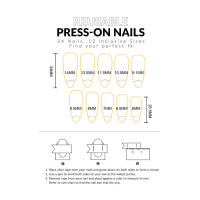 Uñas de Imitación con Encanto Brillante Reutilizables para Mujeres y Niñas Belleza de Salón - details 3