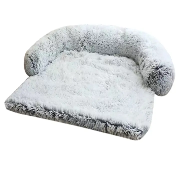 Cojín de sofá para mascotas, cama para perros, extraíble y lavable, felpa - 1