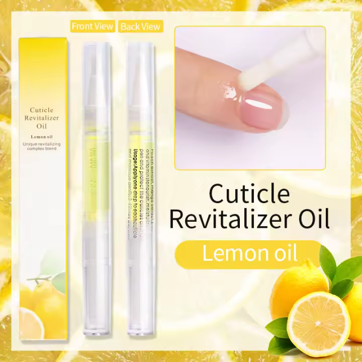 Aceite de Nutrición para Uñas BOZLIN Herramientas de Cuidado de Manicura Revitalizador de Cutícula Tratamiento de Uñas con Edición de Borde de Dedo - 1