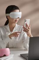 Masajeador de ojos tipo C 4D, masajeador de acupuntura, instrumento inteligente de vibración de Airbag para el cuidado de los ojos, gafas de masaje ocular, bolsa para fatiga y arrugas - details 13