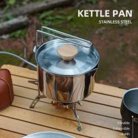 Olla de Acero Inoxidable Multifuncional para Acampar 1L Ideal para Cocinar en la Montaña y Picnic - details 5