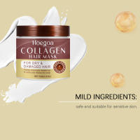 La mascarilla hidratante de colágeno es suave para mejorar el cuidado del cabello seco, encrespado y liso. - details 5