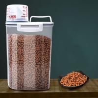 Contenedor de comida para gatos, cuenco para gatos, suministros para mascotas, accesorios, Cubo de almacenamiento de comida - details 13