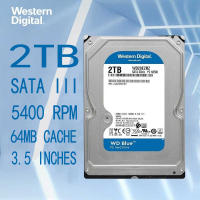 Disco Duro Interno Western Digital WD Blue 2TB 3.5" 5400 RPM 64M Cache SATA III 6Gb/s - details 0