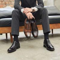 Oxford de negocios de estilo italiano de charol OEM para hombres, cómodos zapatos de boda de otoño con cordones - details 7
