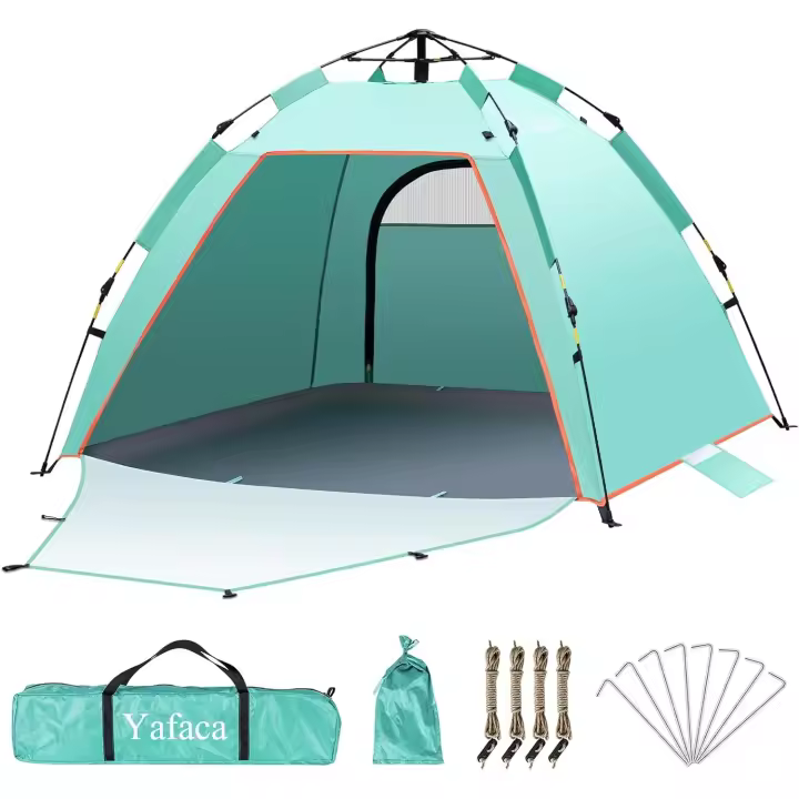 Carpa de Sombra Portátil UV 50 + Súper Grande Automática Ligera y Fácil de Instalar al Aire Libre para Jardines, Pesca y Picnic - 1