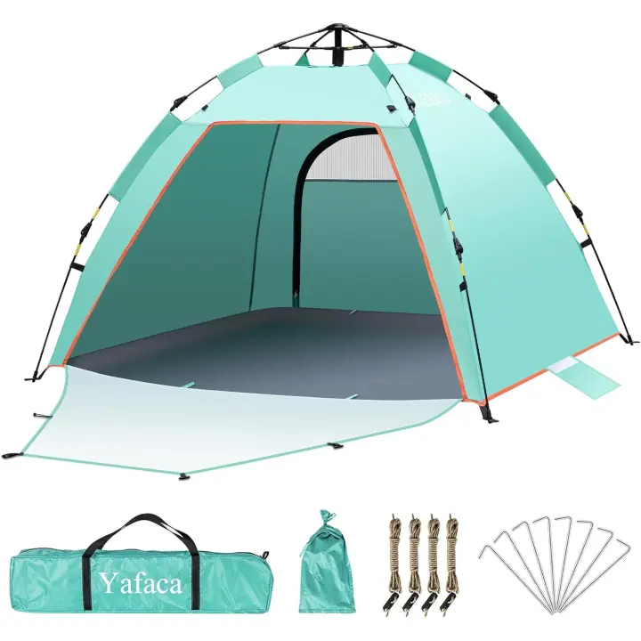 Carpa de Sombra Portátil UV 50 + Súper Grande Automática Ligera y Fácil de Instalar al Aire Libre para Jardines, Pesca y Picnic - 1