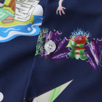 Camisa de manga corta para hombre, Camisa ajustada con estampado de flores fragmentadas, serie CS, primavera y verano, 2024 - details 53