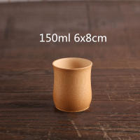 Taza de Té de Bambú Natural Cocina y Comedor Tazas, Mugs y Saucers - details 3