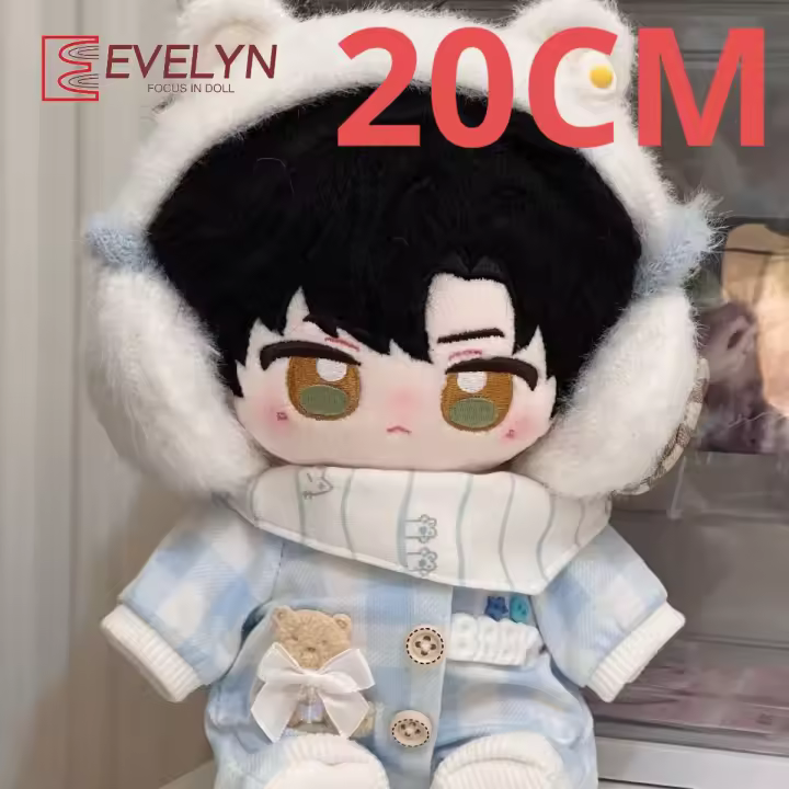 Evelyn-ropa para Mini muñeca de 20CM, accesorios para el juego Love and Deepspace Zayne Li Shen Idol Fans, orejeras de felpa, regalo - 1