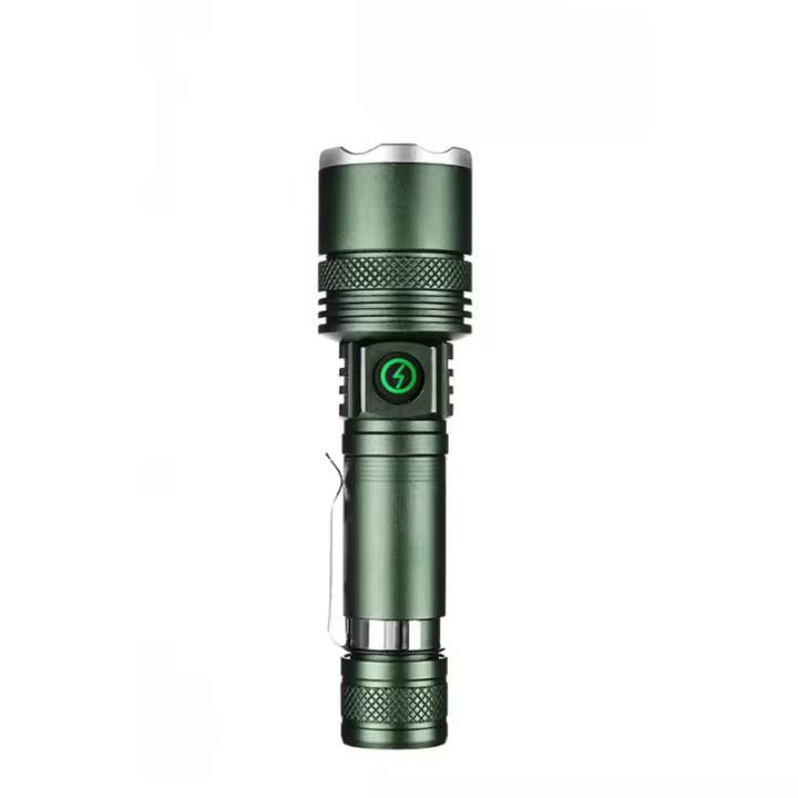 Linterna LED Brillante Portátil, Resistente al Agua, Luz de Trabajo para Herramientas de Bricolaje en Casa Iluminación de Alta Brillo Blanco Aluminio - 1