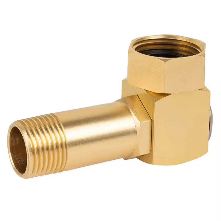 Adaptador de manguera de jardín, pieza de repuesto de latón, piezas de carrete de manguera giratorio, accesorios, equipo de riego, conectores de agua de jardín - 1