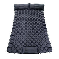 Mata de Campamento Inflable Desinflable de Doble Capa 4 Pulgadas de Espesor - details 9