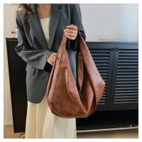 Bolsos de hombro grandes negros para mujer, bolso de compras grande, bolso cruzado de cuero suave de calidad de Color sólido, bolso de mano de viaje para mujer - details 11