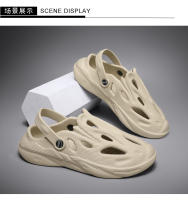 Nuevo hombre zapatos fríos hombre verano moda hombre coco agujero zapatos hombre vestido exterior hueco sandalias de playa zapatillas hombre - details 14