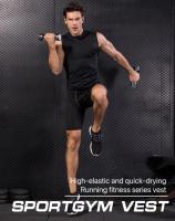 1 unidad. Chaleco para hombre, camiseta para correr, camisetas de fútbol para niños, Jersey para hombre, ropa deportiva para correr para hombre, ropa superior de compresión de secado rápido para Fitness - details 1