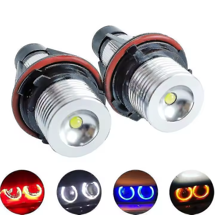 Luces Marcadoras de Ojos de Ángel LED 2pcs para E39 E53 E60 E61 E63 E64 E65 E66 E87 525i 530i Xi 545i M5-hy - 1