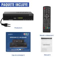 Nueva Version 2024 Español TDT GRABADOR Decodificador  TV DVB-T T2 H265 HEVC FTA Full HD PVR, USB, HDMI, SCART, Sintonizador de TV Digital Terrestre, Receptor Digital de Alta definición Full HD 1080p HD JN 821T2 TV Graba en HD - details 3