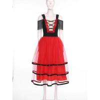 Vestido Flamenco para mujer, Paso español Doble, tre actuación Rumba latina, mangas con borlas, vestidos tul, Ropa de baile - details 2